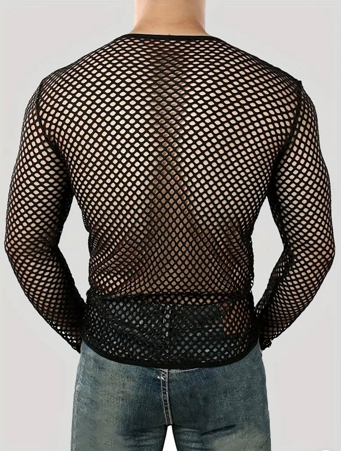 Mesh Masterpiece - Edles Herren Netzshirt