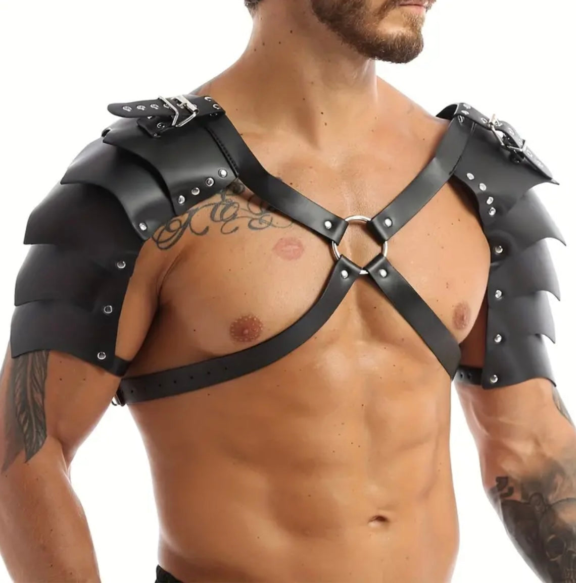 Warrior's Embrace - Maskulines Leder-Harness