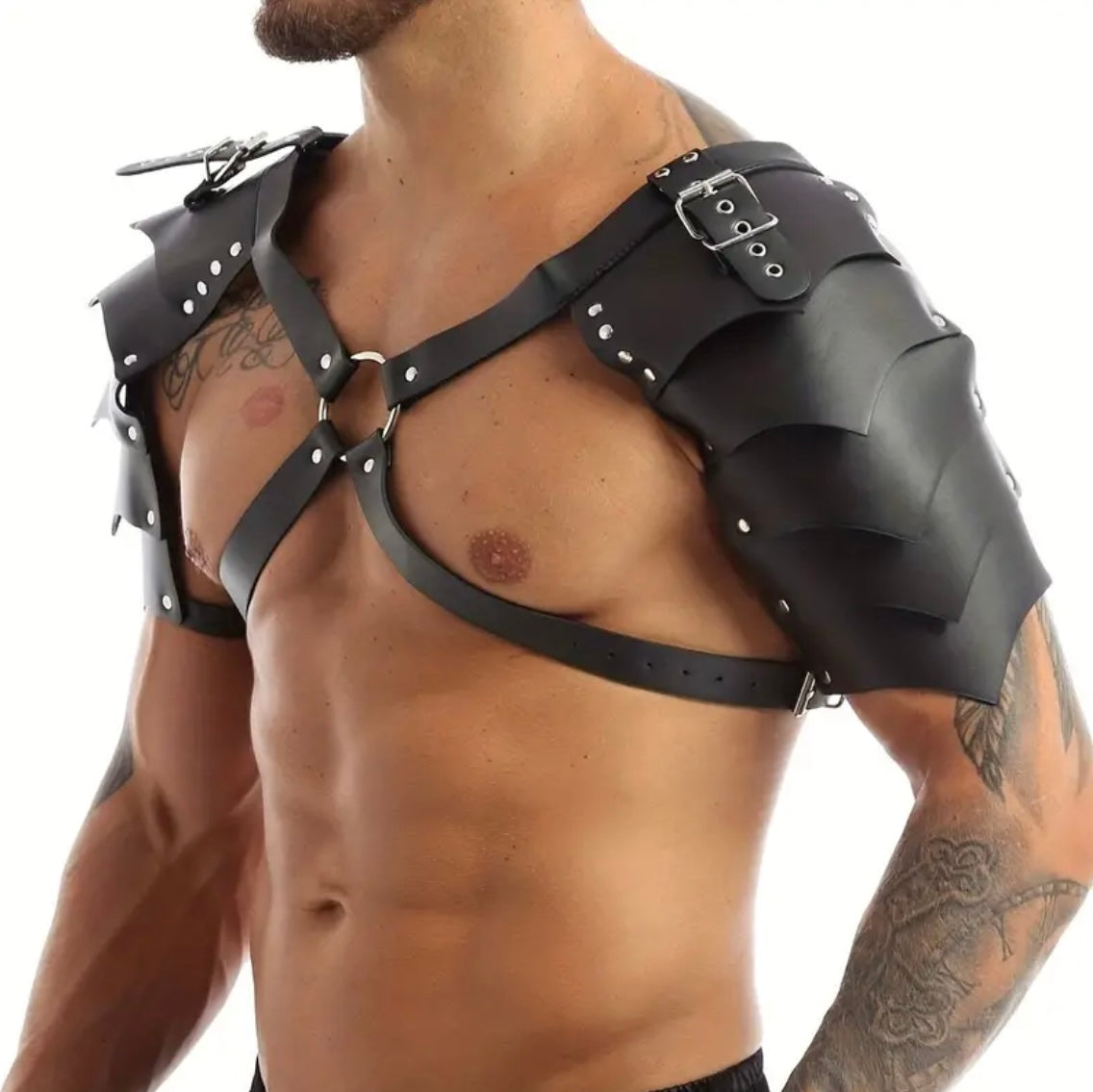 Warrior's Embrace - Maskulines Leder-Harness